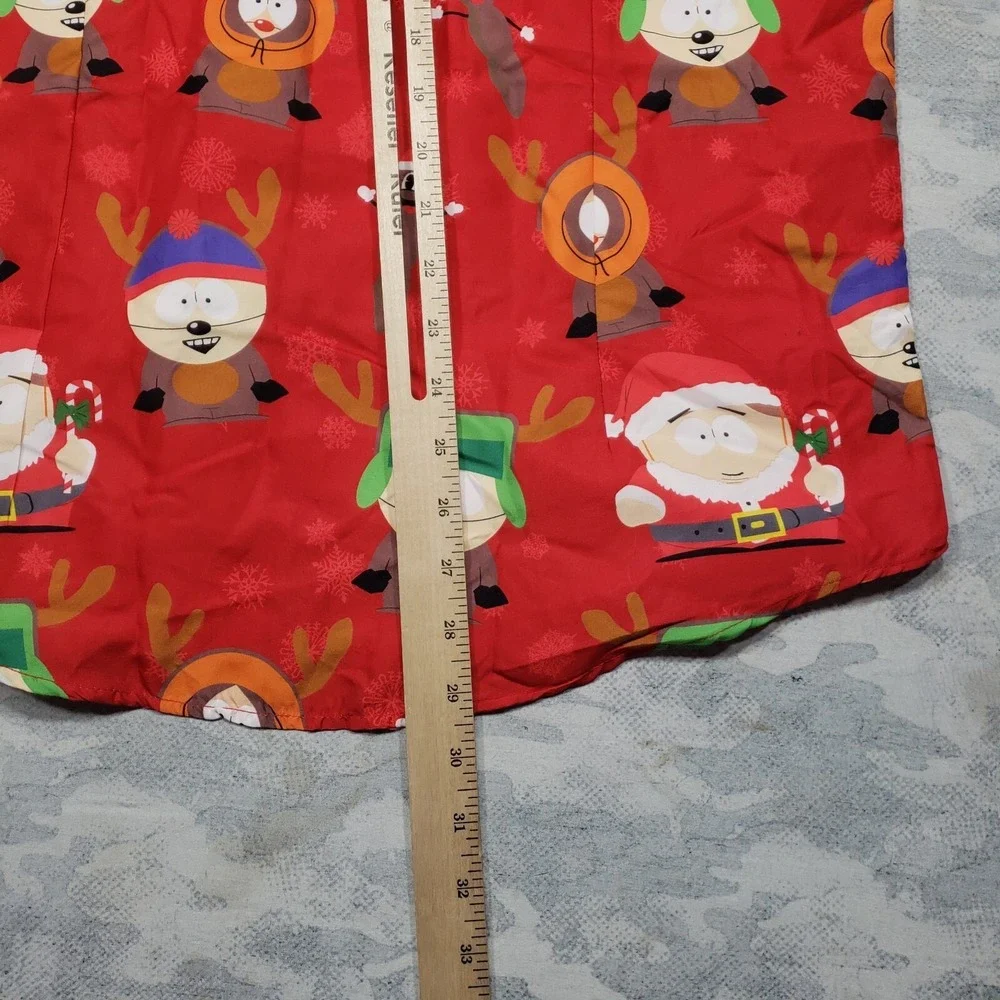 Suitmeister Christmas Pajama Top Mens Medium Red Southpark